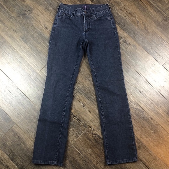 NYDJ Straight Blue Jeans Pants Denim ((size 2)) - Picture 1 of 9